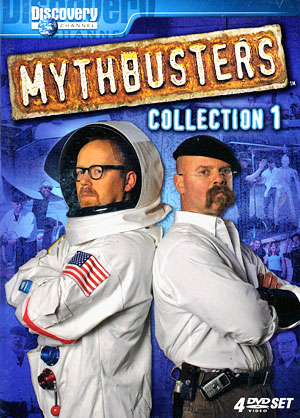 Mythbusters Season 4 Box Set, including the Archimedes Steam Cannon segment.